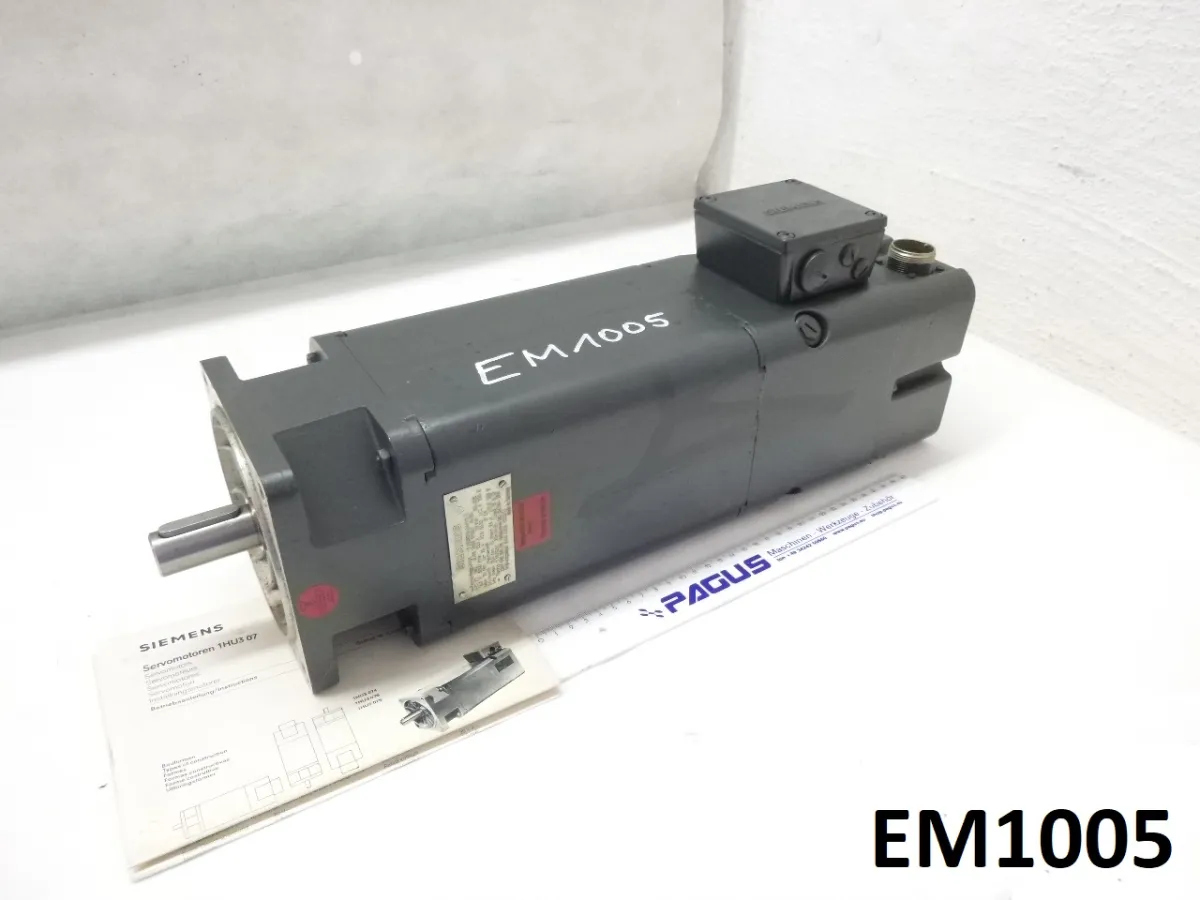Siemens Servomotor mit Bremse 1HU 3076-0AF01-Z, 3000 U/min
