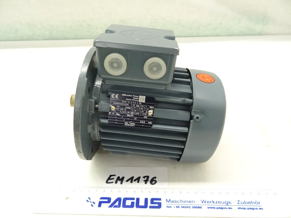 Elektromotor 0,12 / 0,48 kW 1405 / 2795 U/min