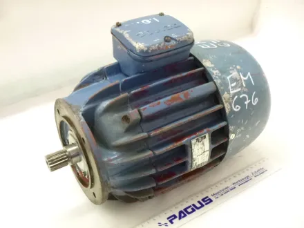 Demag Elektromotor mit Bremse 0,11/0,65 kW, 410/2760 U/m – RESALE