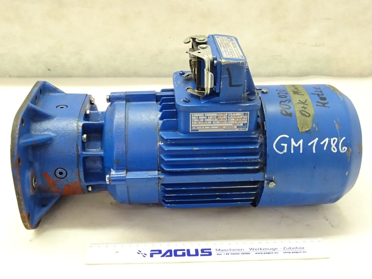 Abus Getriebemotor mit Bremse 0,12 / 0,55 kW, 5,0 / 21,