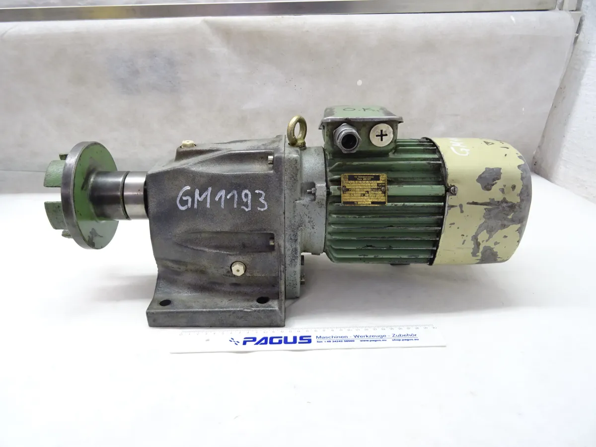 VEM Getriebemotor mit Bremse 1,1 kW, 80 U/min