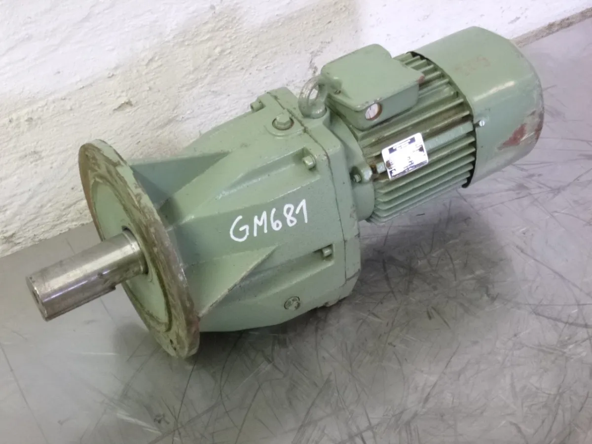 VEM Getriebemotor mit Bremse 0,75 kW, 20 U/min