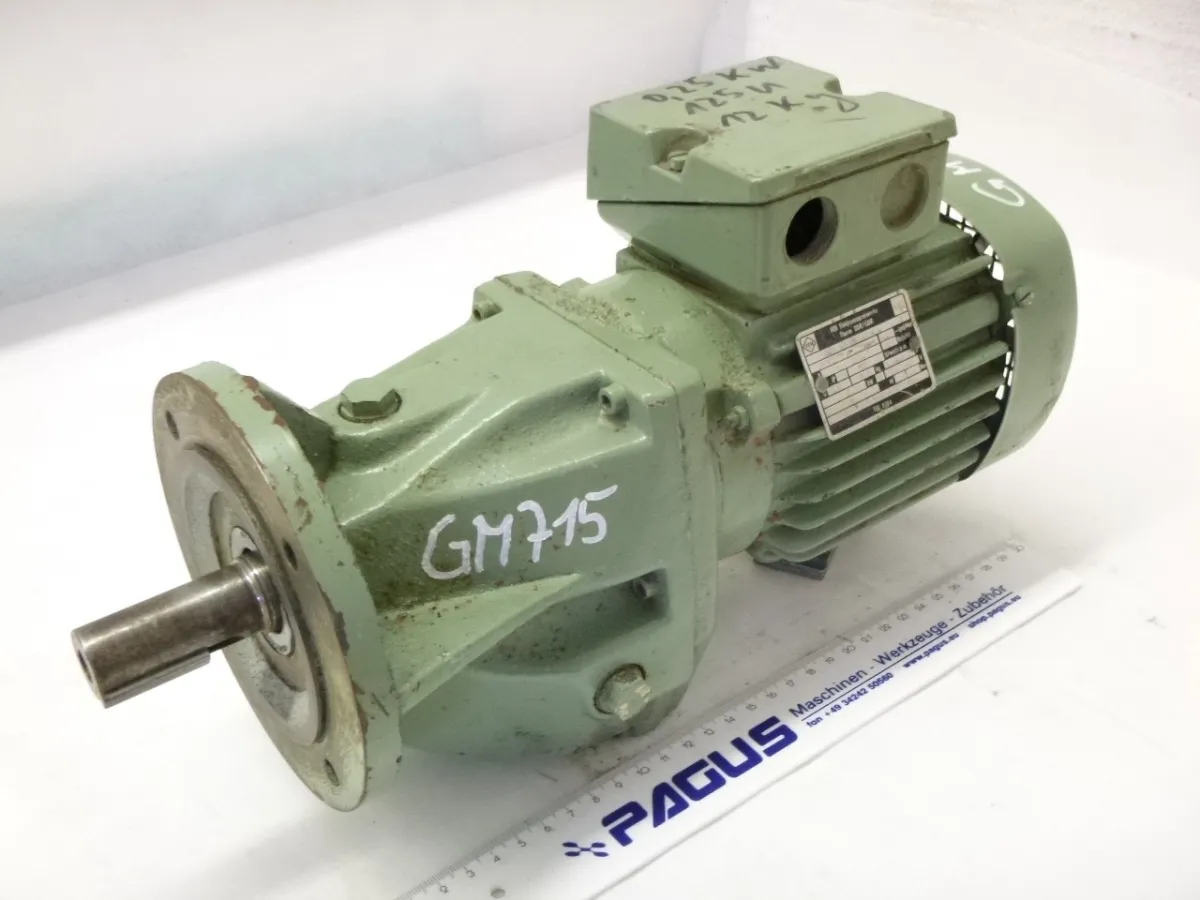 VEM Getriebemotor 0,25 kW 125 U/min