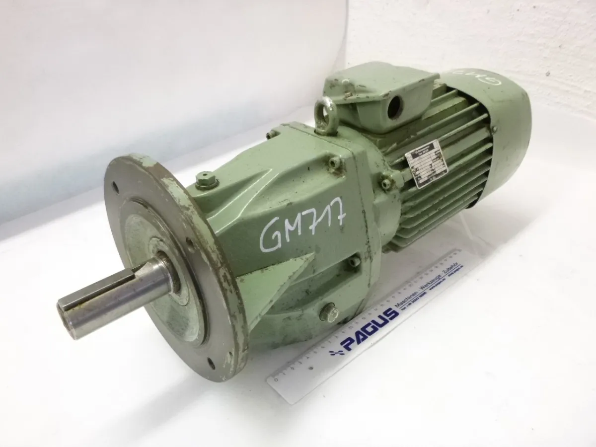 VEM Getriebemotor mit Bremse 1,5 kW, 63 U/min