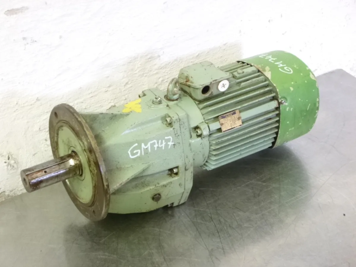 VEM Getriebemotor mit Bremse 3,0kW, 63 U/min