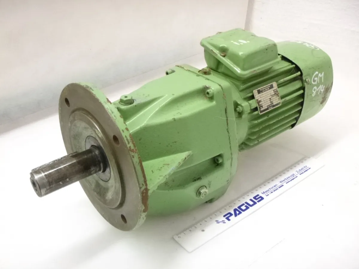 VEM Getriebemotor mit Bremse 0,75 kW, 40 U/min