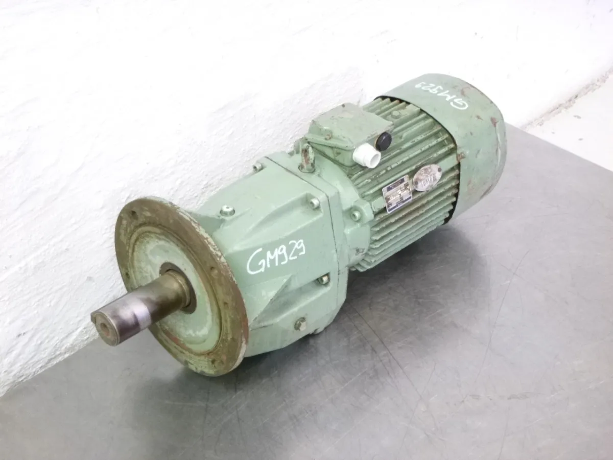 VEM Getriebemotor mit Bremse 0,9 / 1,5 kW 50 / 100 U/m