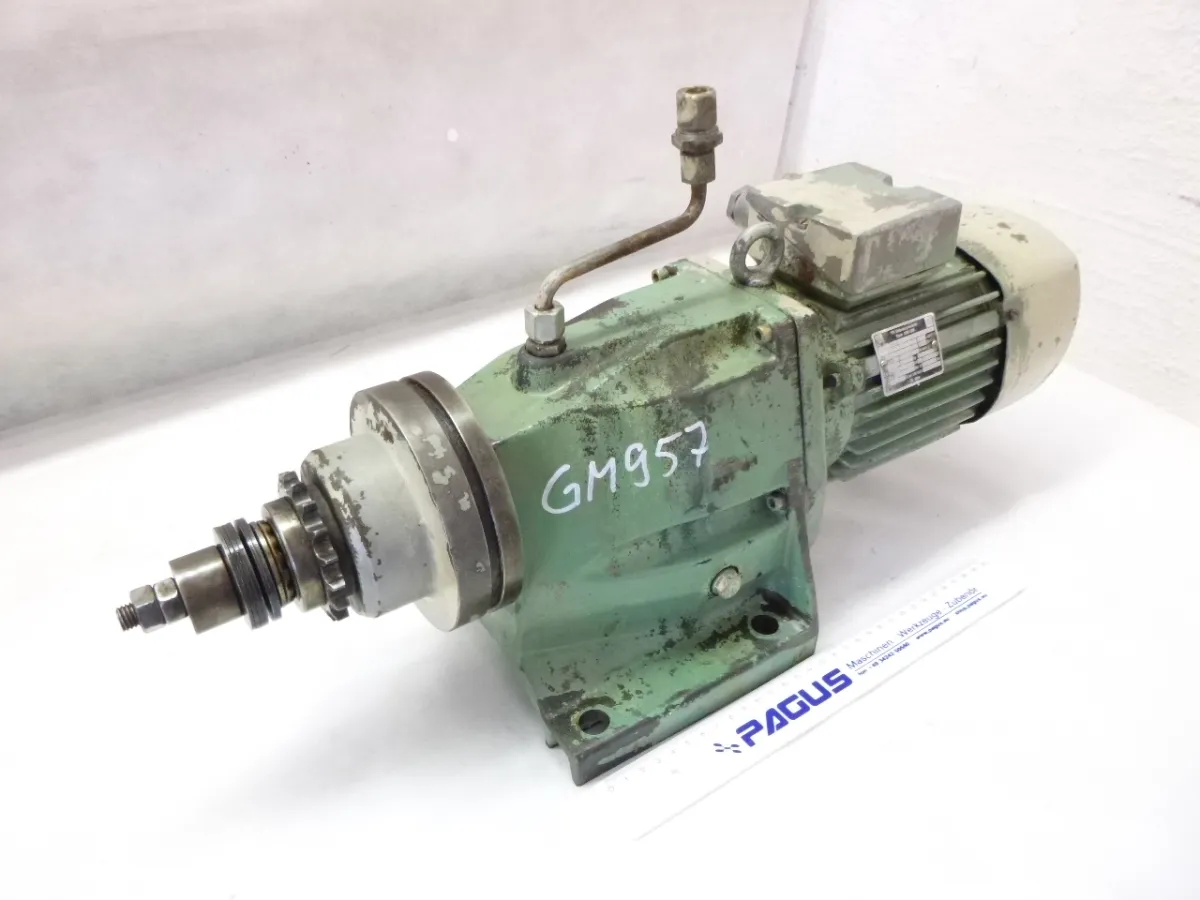 VEM Getriebemotor mit Bremse 0,22/0,4 kW, 25/50 U/min