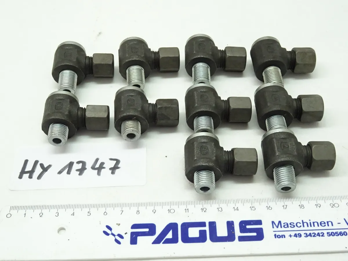 Winkelschwenkverschraubung G1/4", 10 Stück