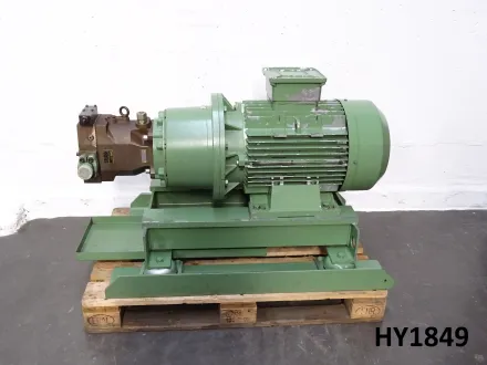 Parker Hydraulikpumpe mit Motor PV080R1K1T1NFWS – RESALE