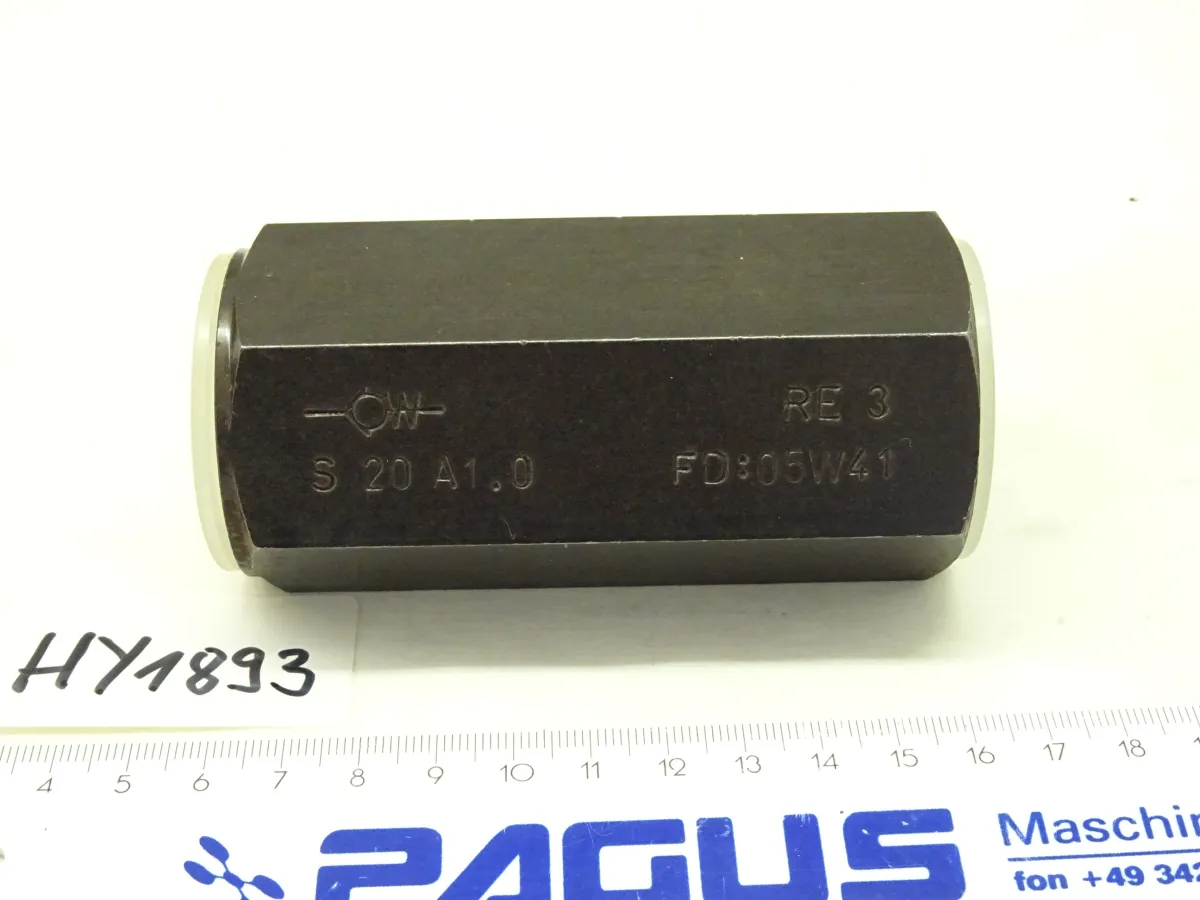 Bosch Rexroth Rückschlagventil S 20 A1.0, R900420525