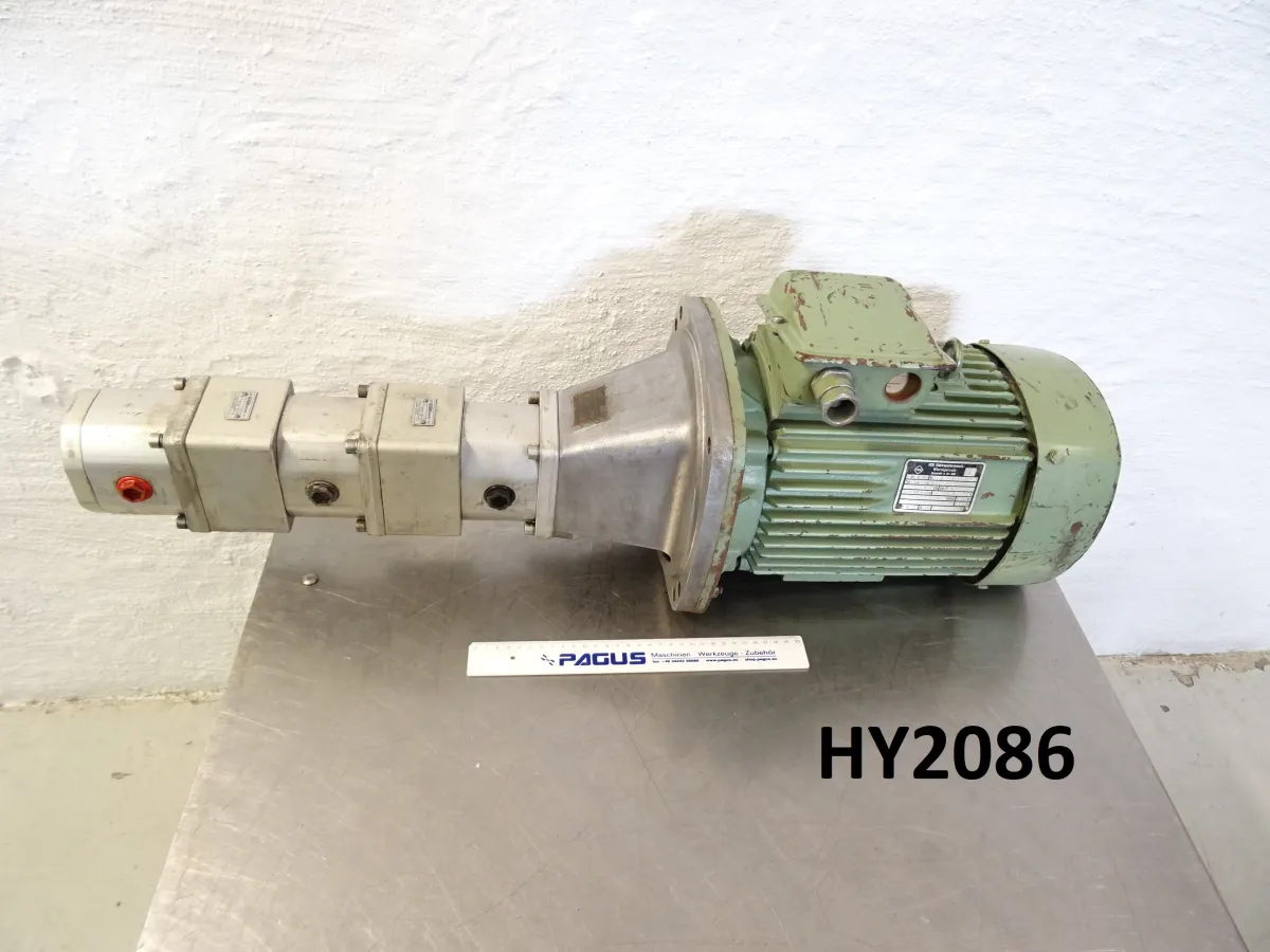Dreifach- Hydraulikpumpe A10-R + 2x C10-3R mit Mot