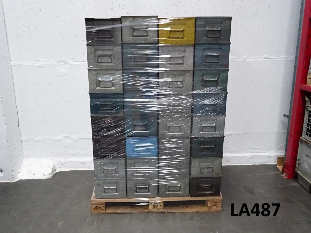 Lagersichtbehältersortiment TGL 9392, 64 Stück