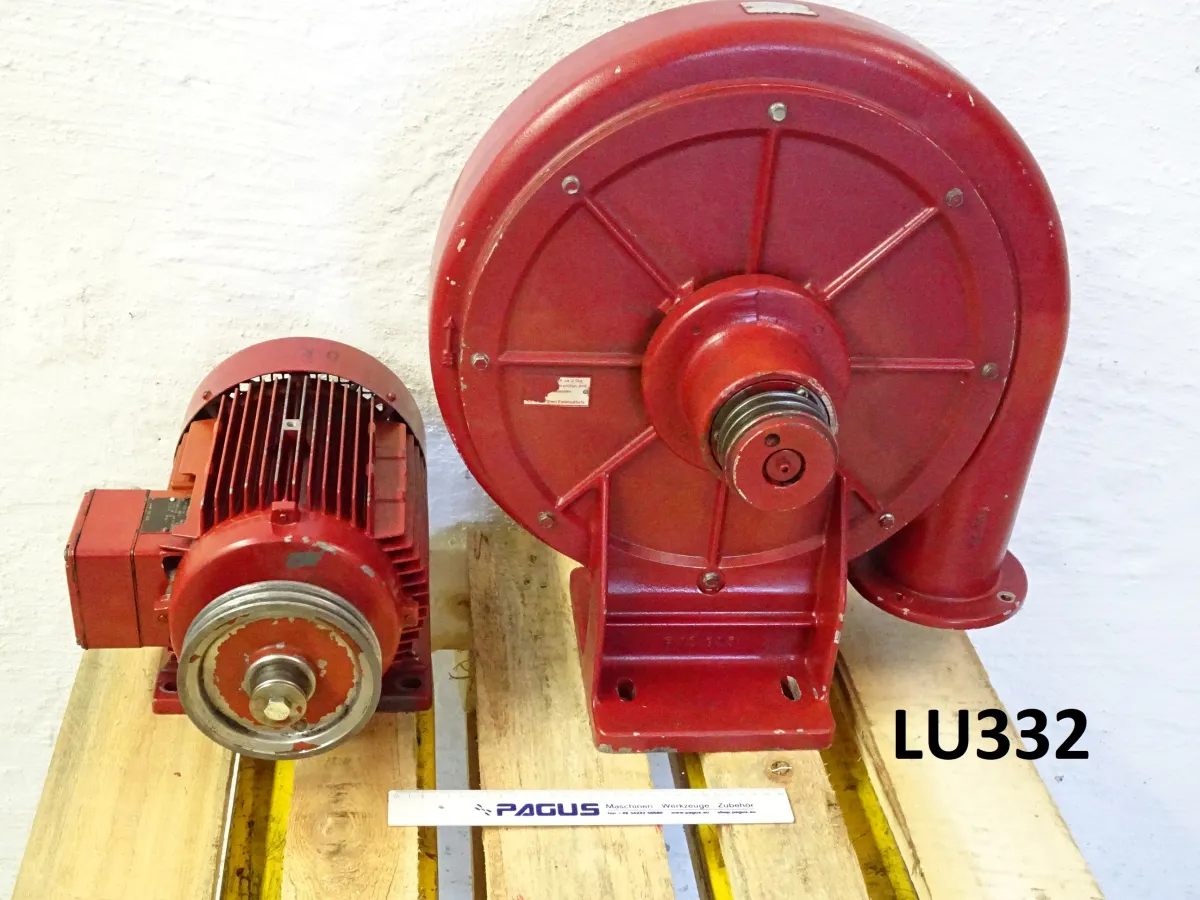 Radiallüfter 3,7 / 4,7 kW, max. 5900 U/min