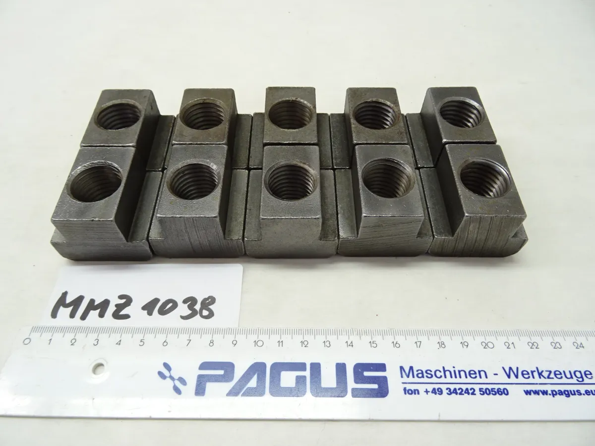 Mutter fÃ¼r T-Nuten M24 x 28, 10 StÃ¼ck