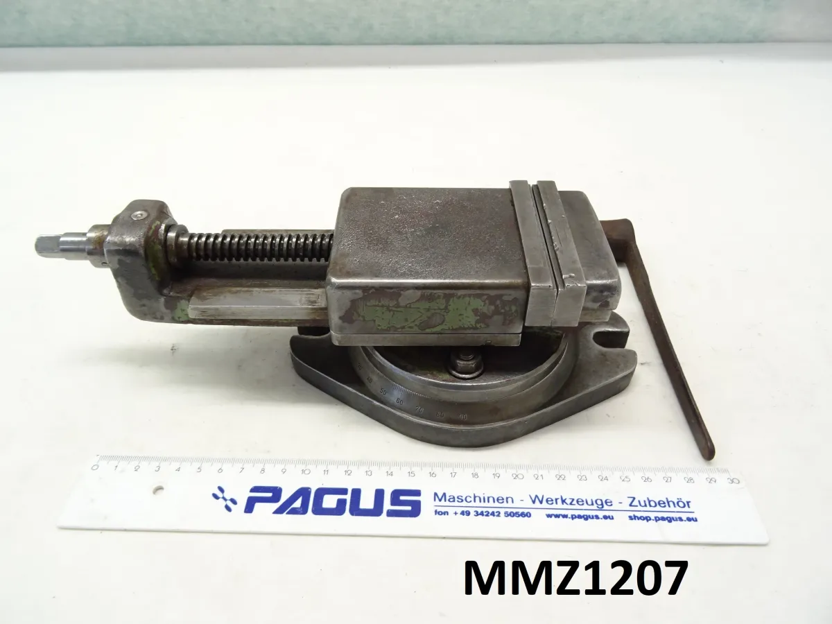 WMW Maschinenschraubstock mit Tisch 88 mm, 65 mm, dreh