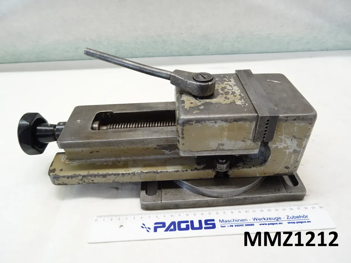 WMW Maschinenschraubstock mit Tisch 125 mm, 110 mm