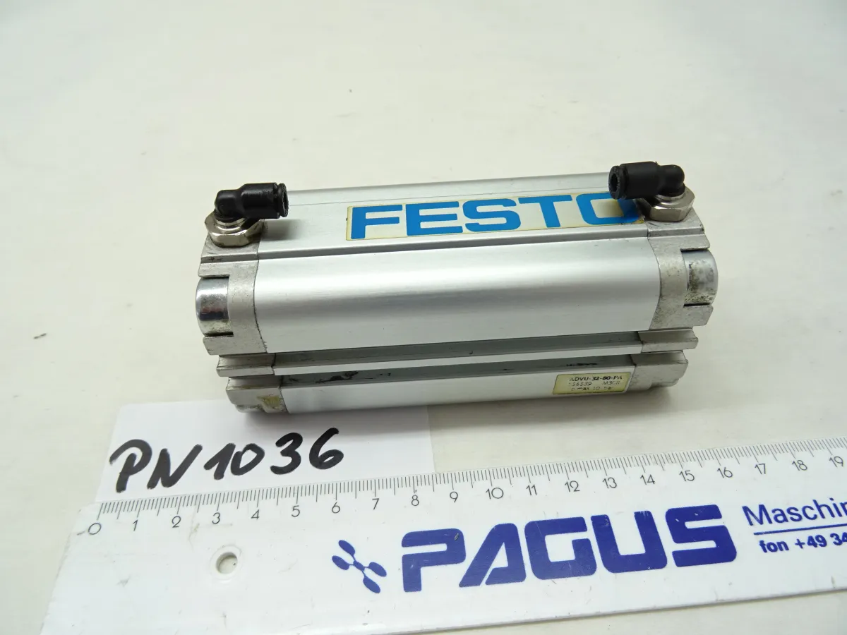 Festo Kompaktzylinder Hub 80 mm ADVU-32-80-PA