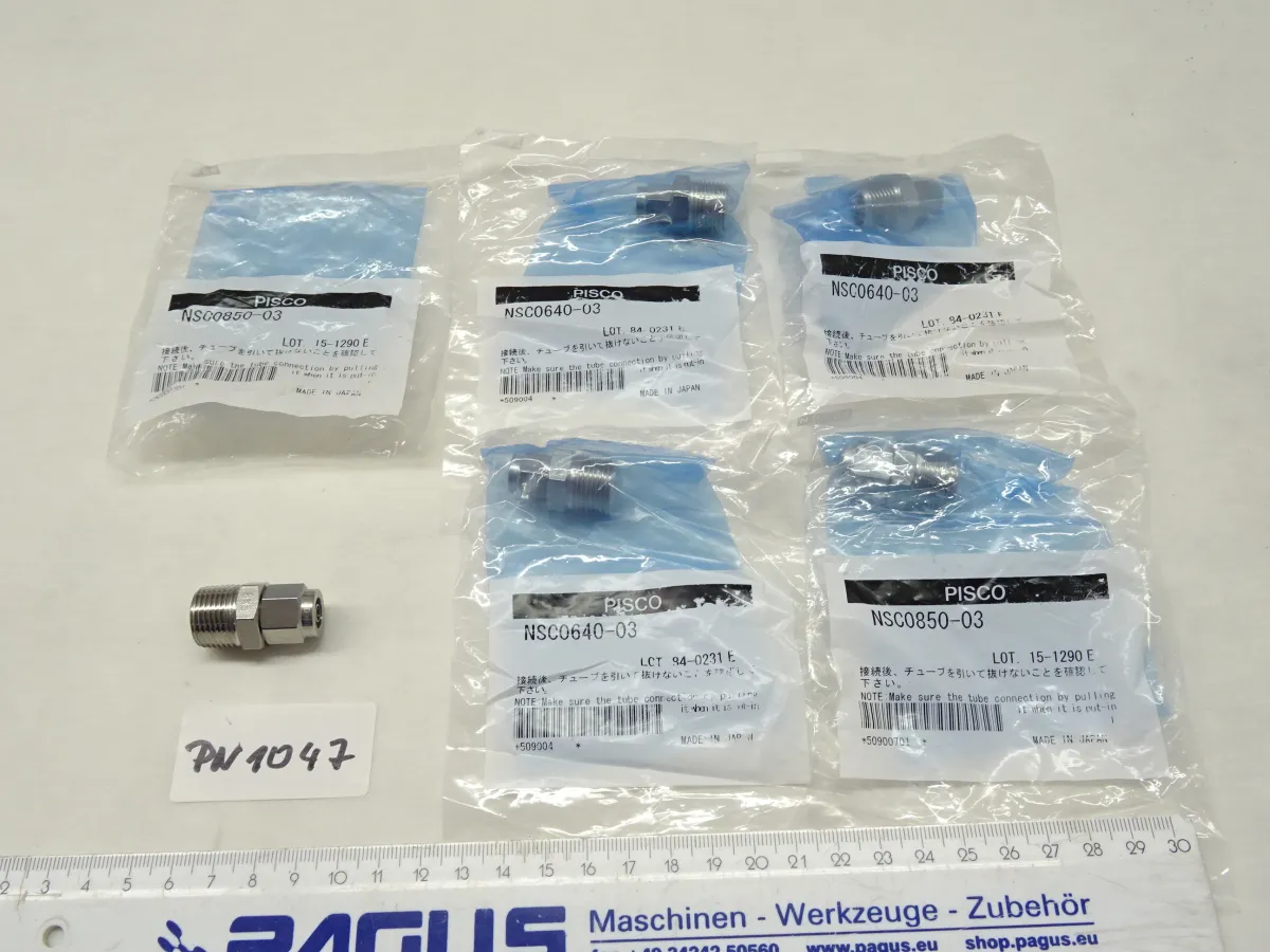 Gerades GewindestÃ¼ck NPT 3/8"- 8x5 mm, 5 StÃ¼ck
