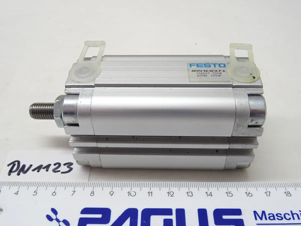Festo Kompaktzylinder Hub 50 mm, ADVU-32-50-A-P-A