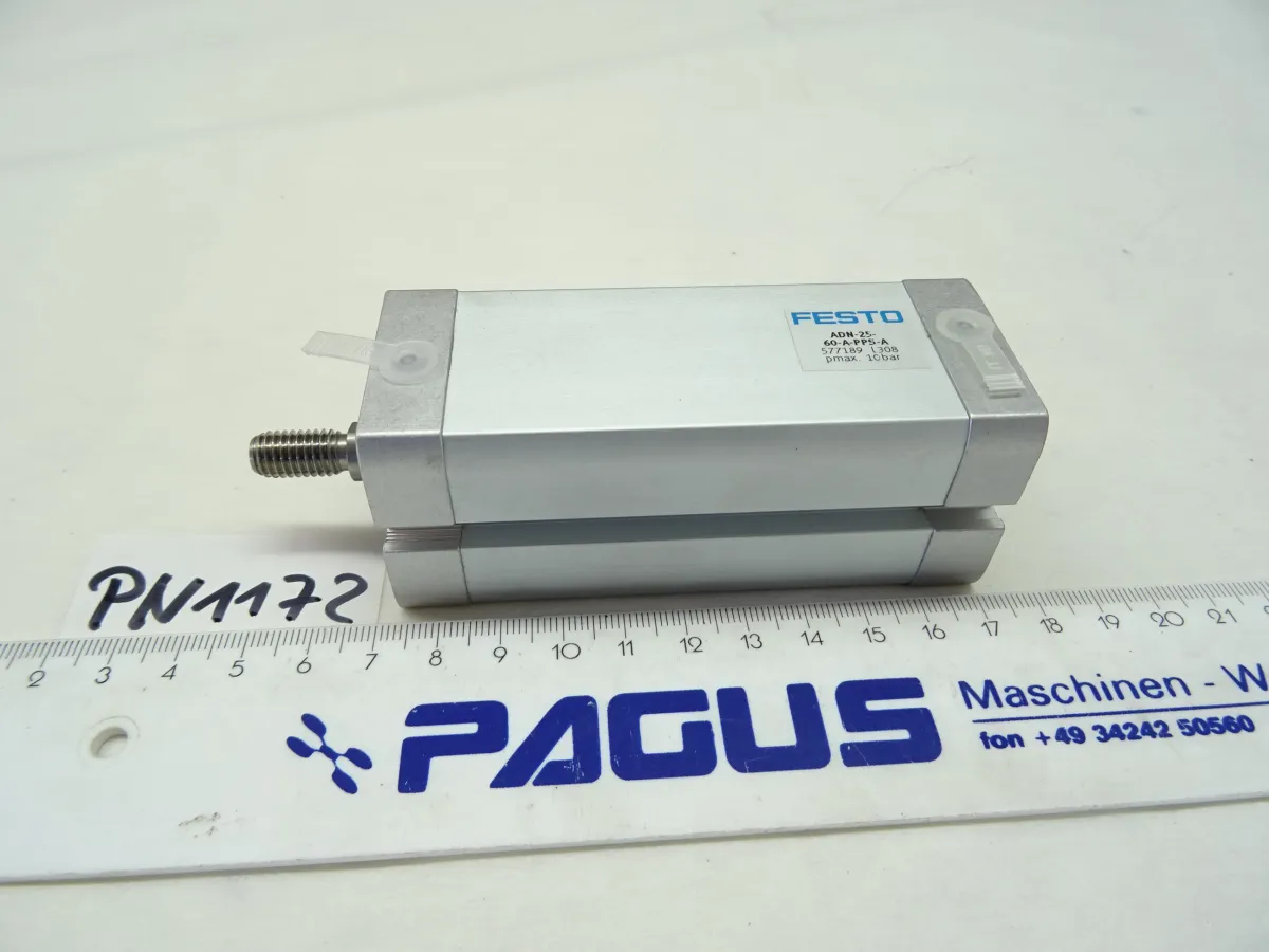 Festo Pneumatikzylinder Hub 60 mm ADN-25-60-A-PPS-A