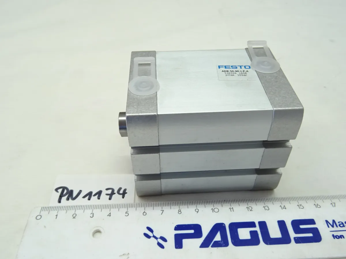 Festo Kompaktzylinder Hub 40 mm, ADN-50-40-I-P-A