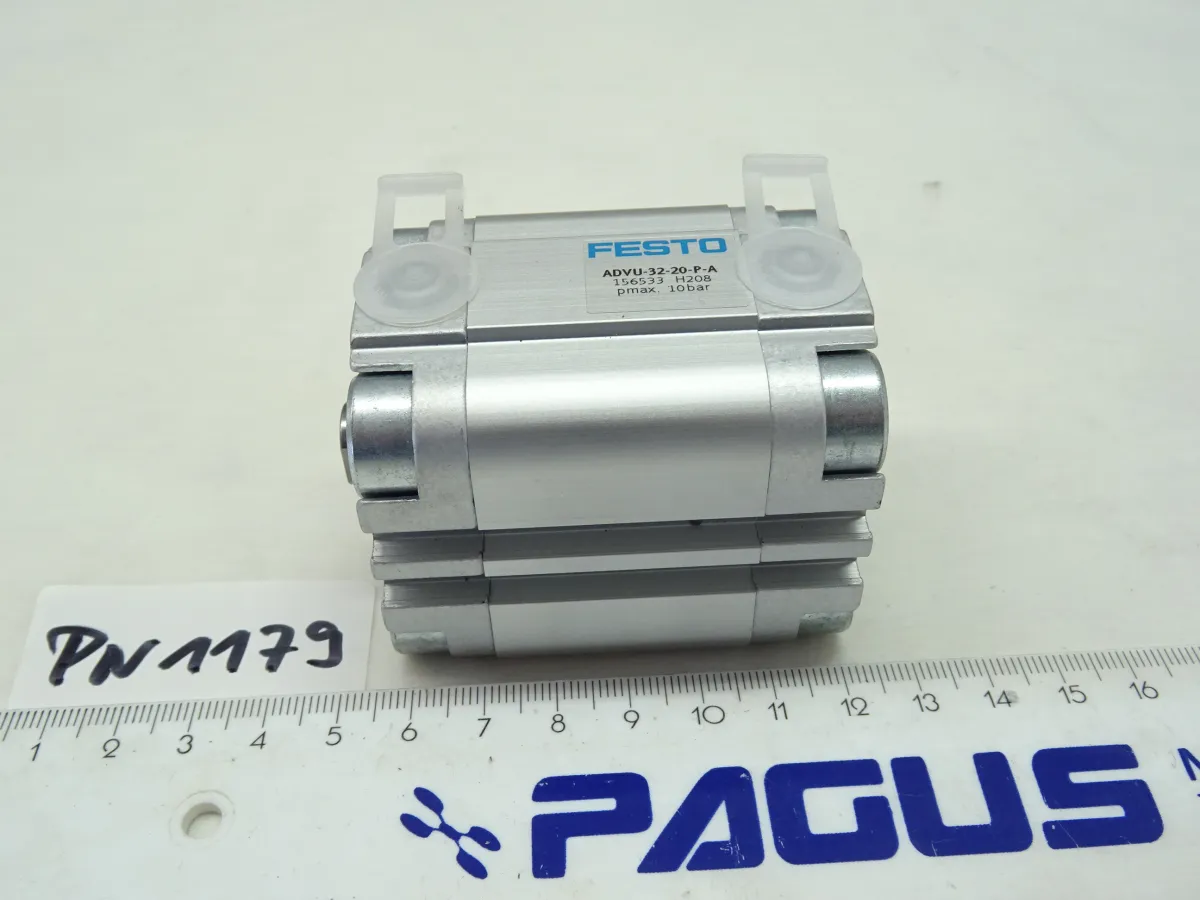 Festo Kompaktzylinder Hub 20 mm, ADVU-32-20-P-A