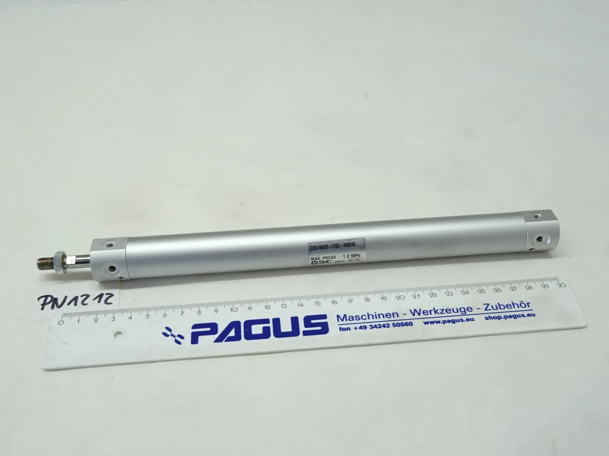 SMC Pneumatikzylinder Hub 210 mm CDG1BA20-210Z-M9BWL