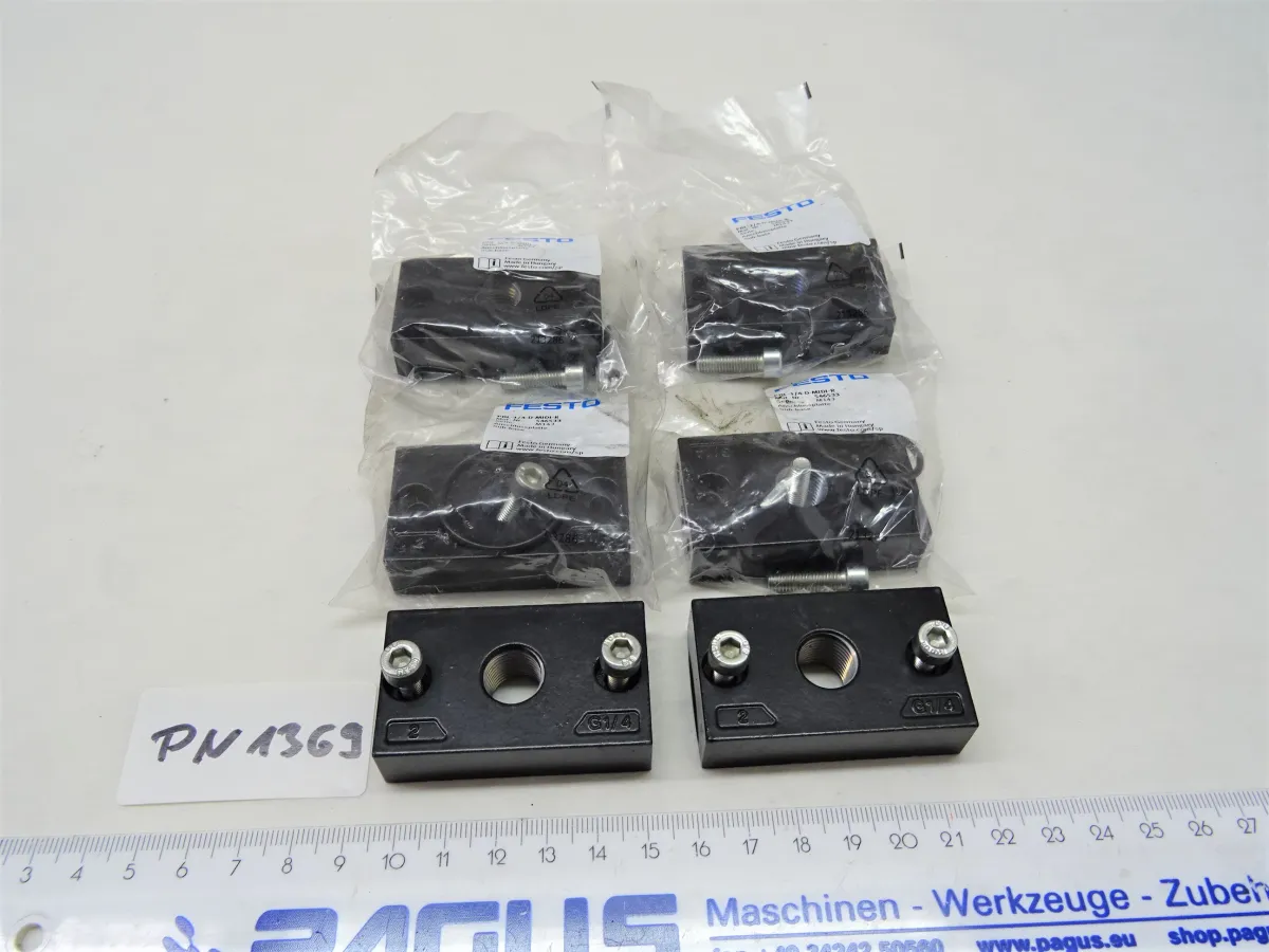 Festo Anschlu�platte PBL-1/4-D-MIDI-R, 6 Stück