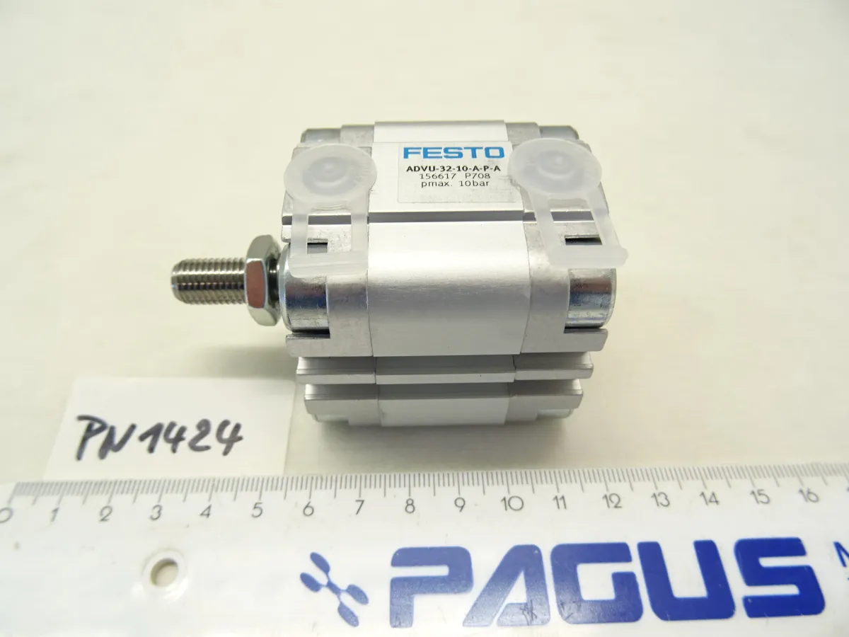 Festo Kompaktzylinder Hub 10 mm, ADVU-32-10-A-P-A