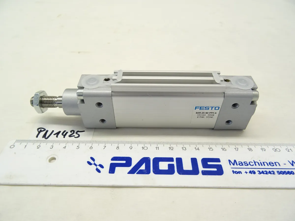 Festo Flachzylinder Hub 40 mm, DZH-25-40-PPV-A
