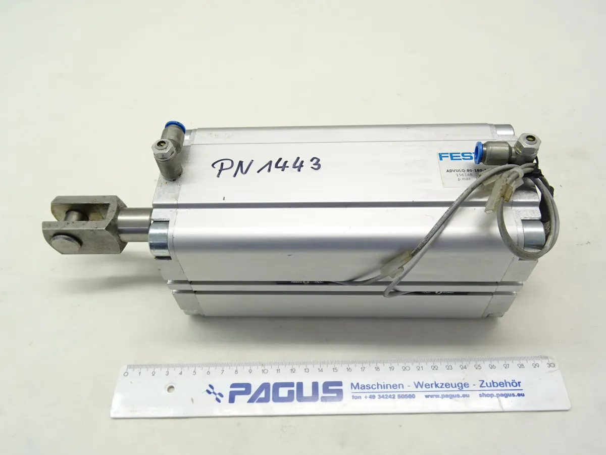 Festo Kompaktzylinder Hub 180 mm, ADVULQ-32-180-A-P-A