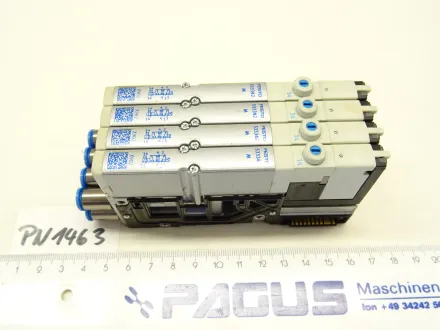 Festo Ventilblock 4x VMPA1-M1H-M-PI, mit Elektronikmodul – RESALE