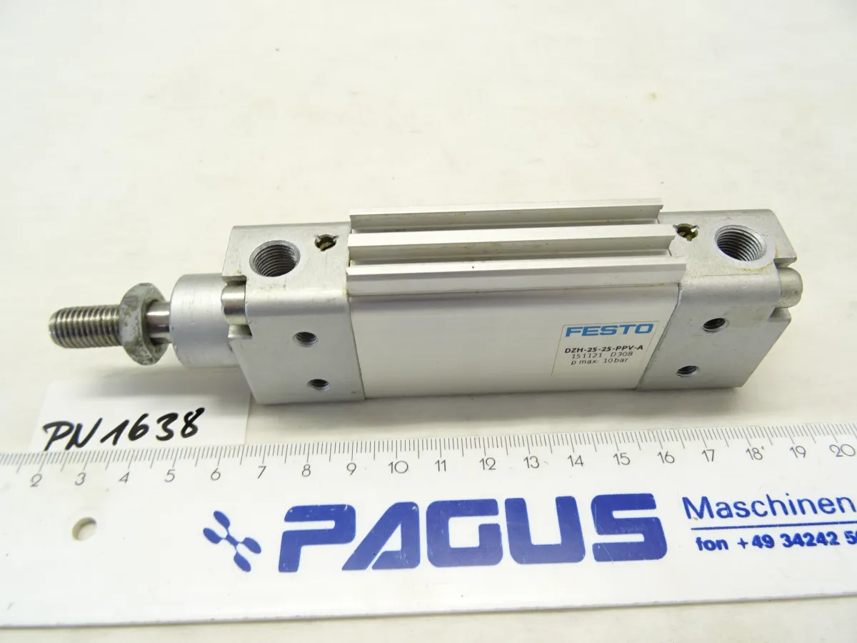 Festo Flachzylinder Hub 25 mm, DZH-25-25-PPV-A