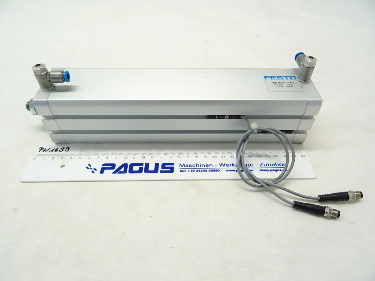 Festo Kompaktzylinder Hub 250 mm, ADN-50-250-A-P-A