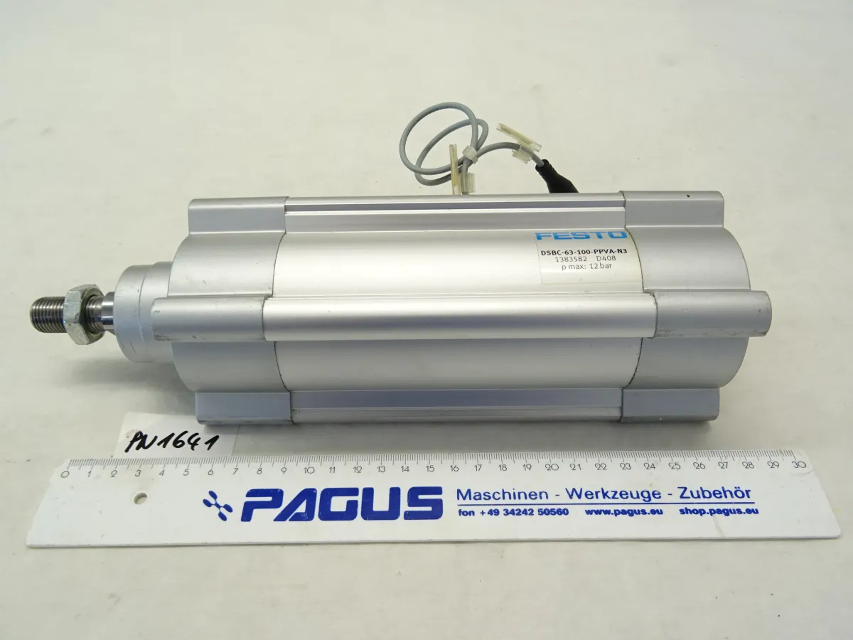 Festo Pneumatikzylinder Hub 100 mm DSBC-63-100-PPVA-N3