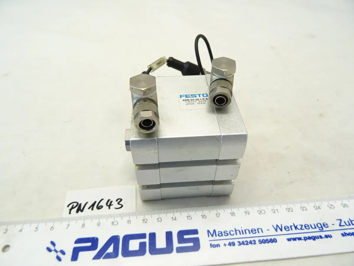 Festo Kompaktzylinder Hub 20 mm, ADN-50-20-I-P-A