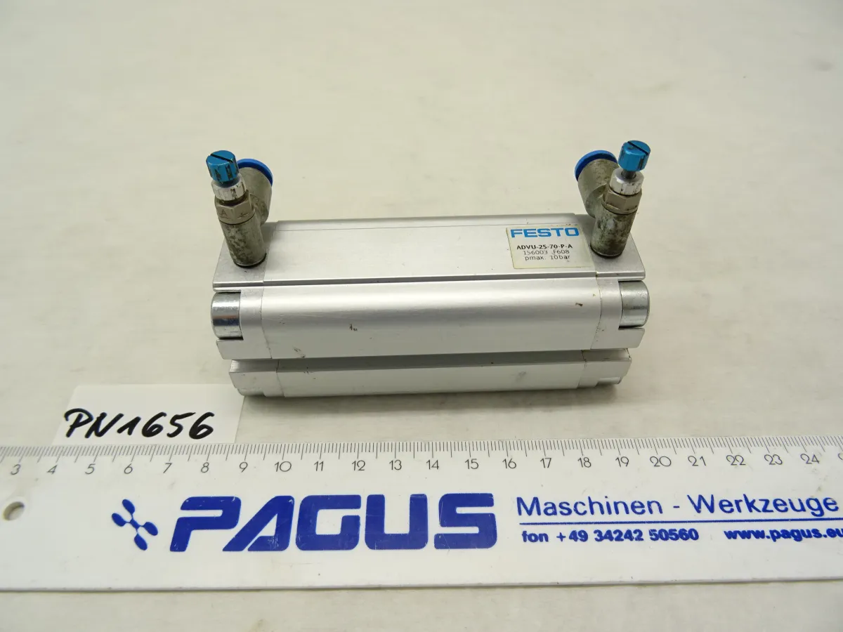 Festo Kompaktzylinder Hub 70 mm, ADVU-25-70-P-A
