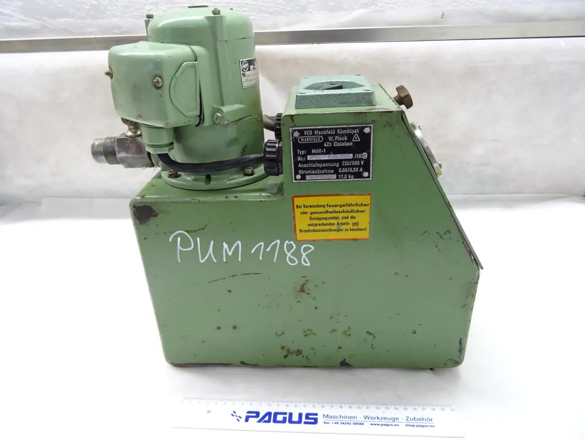 MEZ Brno Emulsionspumpe mit Tank MHR-1