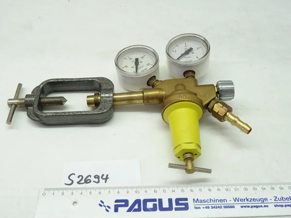 Flaschendruckminderer Acetylen 20 bar