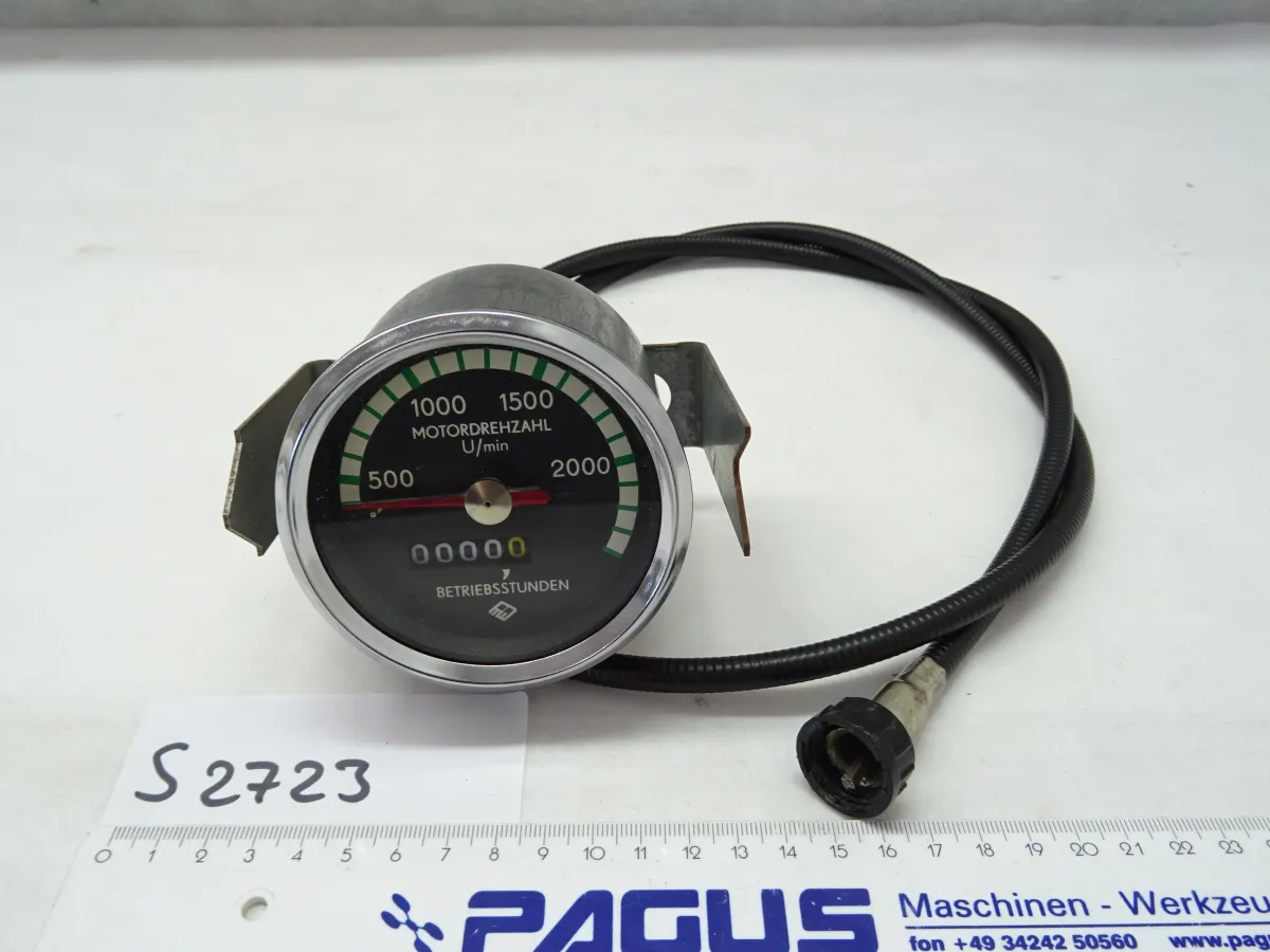 mechanischer Drehzahlmesser 2400 U/min mit Antrieb