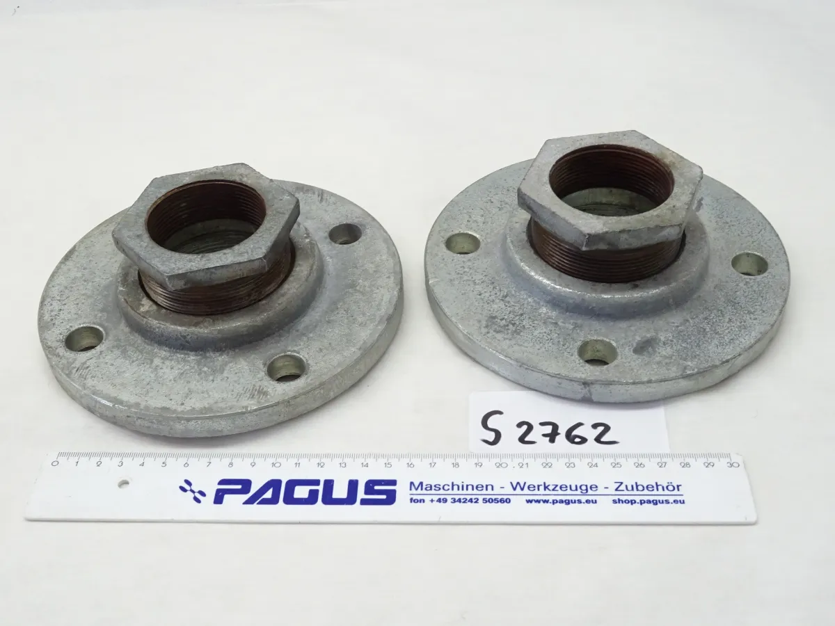 Gewindeflansch mit Reduziernippel DN65/50 PN16, 2