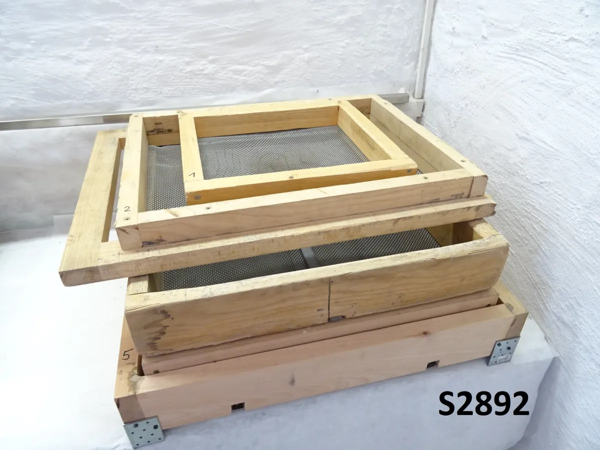 Siebeinsatz, 5 StÃ¼ck, Maschenweite: 3 x 3 mm, 2 x