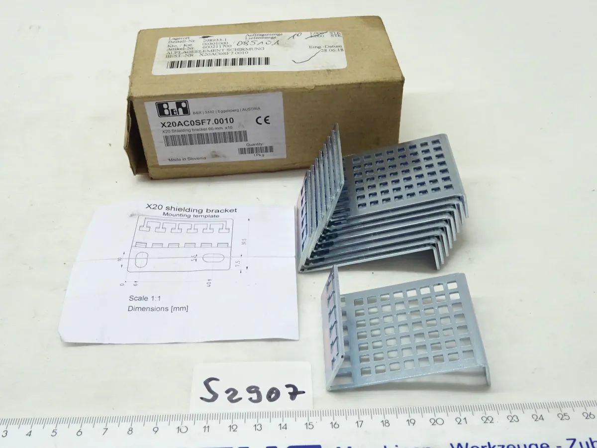 Schirmwinkel X20, 66 mm, 9 Stück