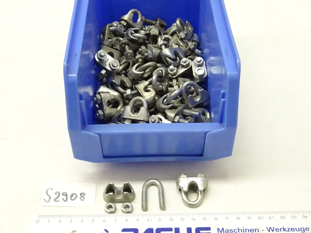 Drahtseilklemme � 8 mm, 78 Stück