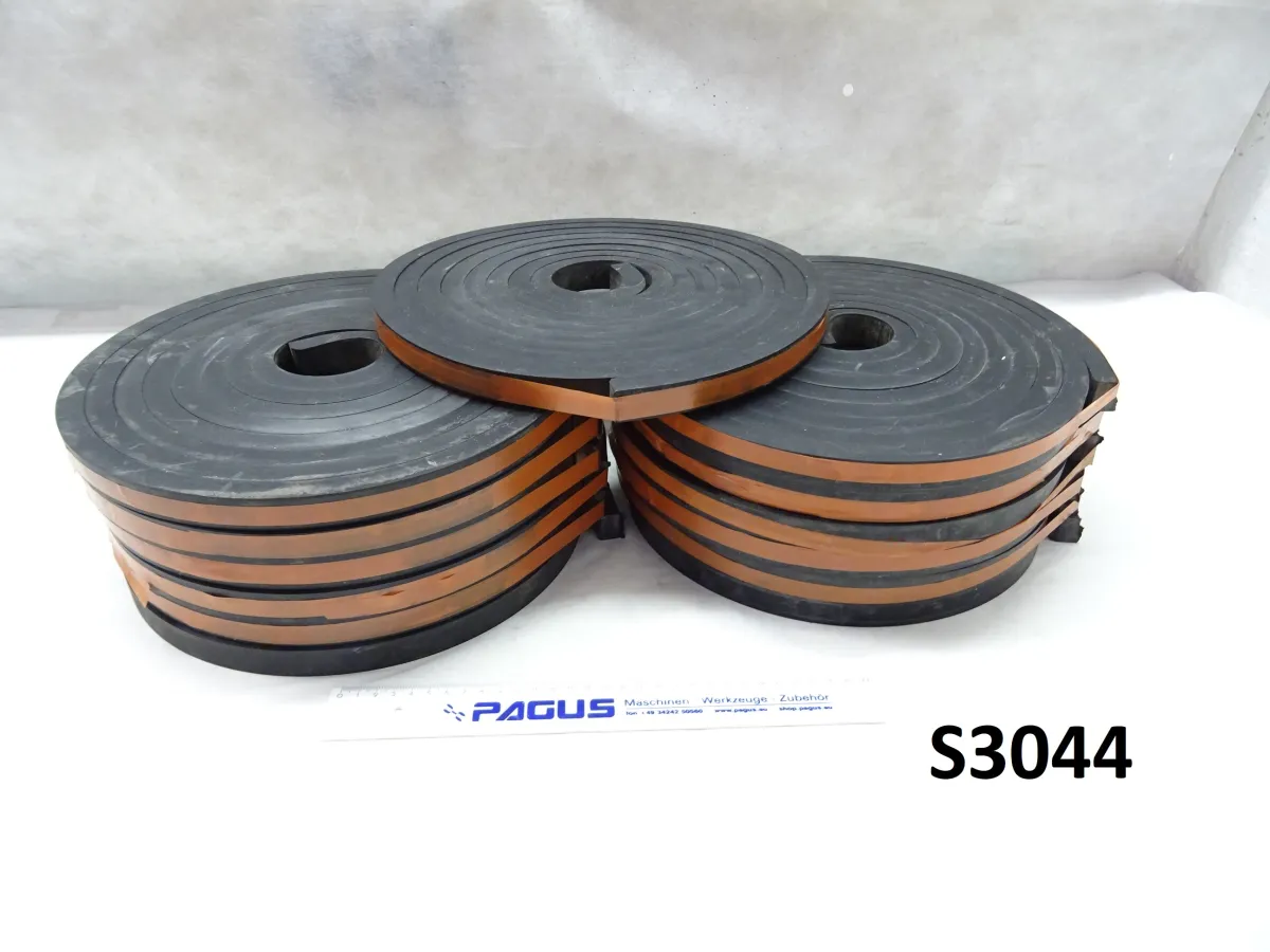 Gummi Vierkantprofil 20 x 15 mm, 5 m, 13 StÃ¼ck