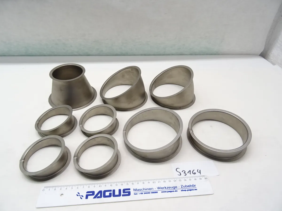 Sortiment 8 Segmente und 1 Konusstück NW120/ 80