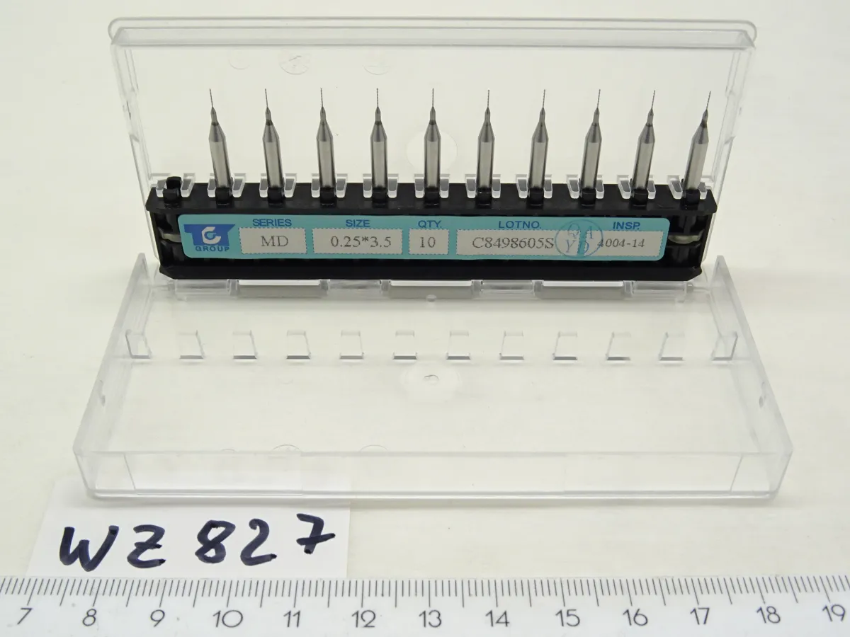 Mikrobohrer MD 35Â° 0,25*3,5, 10 StÃ¼ck