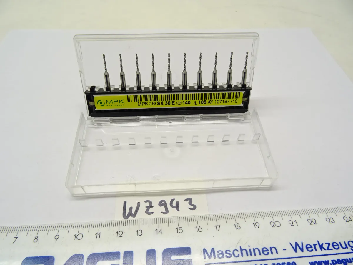 Mikrobohrer Typ SX30E Ã? 1,4 x 10,5 mm, 10 StÃ¼ck