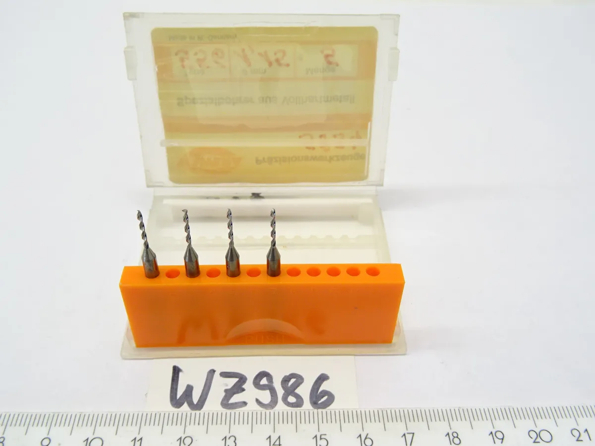Mikrobohrer Typ 556 � 1,15 x 10,0 mm, 4 Stück